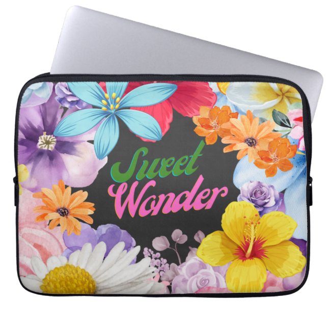 Sweet Wonder Laptop Sleeve (Front)