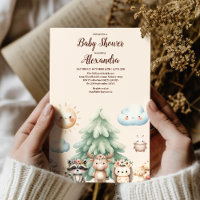 Sweet Woodland Animals Baby Shower 