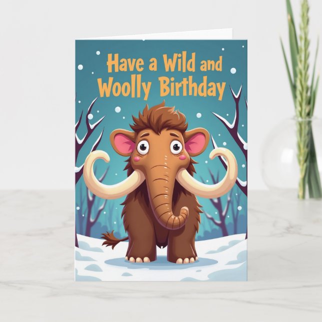 Sweet Woolly Birthday Card (Front)