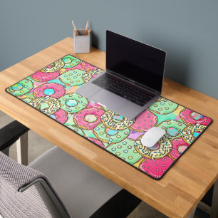 Sweet world doughnuts desk mat
