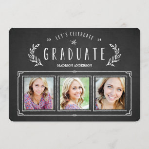 Sweet Wreath Graduation Announcement