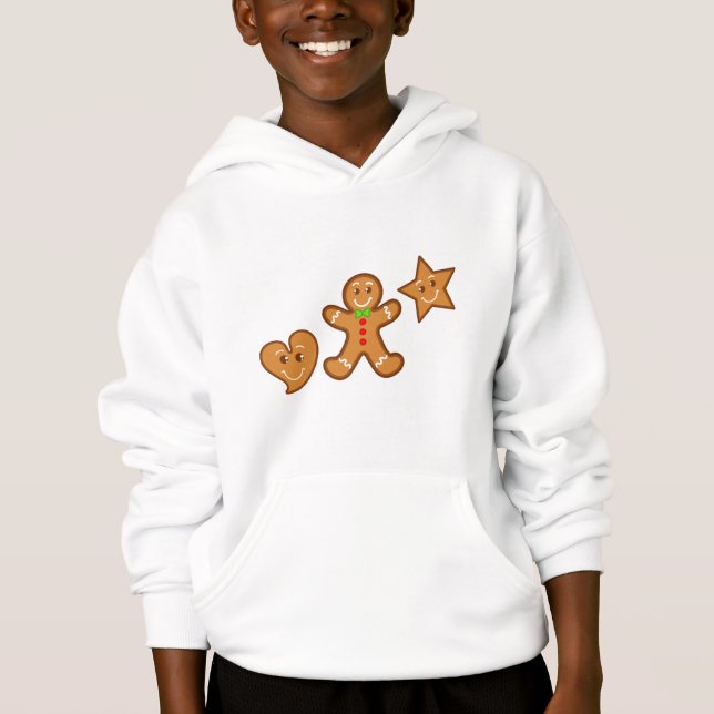 sweet XmaS gingerbread pals Hoodie (Front)