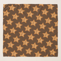 sweet XmaS-Gingerbread Star Pattern-Brown