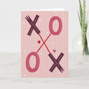 Sweet Xoxo Hearts Love Card