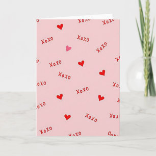 Sweet Xoxo Pattern Card