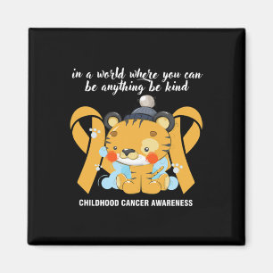 Sweet yellow band month of cancer awareness Be-Kin Magnet