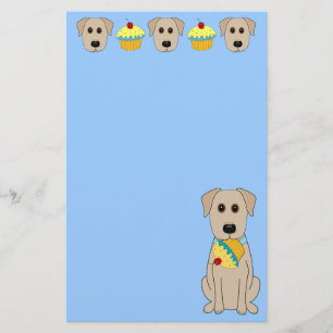 Sweet Yellow Lab Stationery