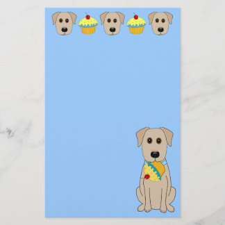 Sweet Yellow Lab Stationery