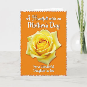 Sweet Yellow Rose Card