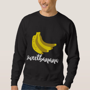 Sweetbanana Sweet Banana Tropical Fruit Lover Humo Sweatshirt