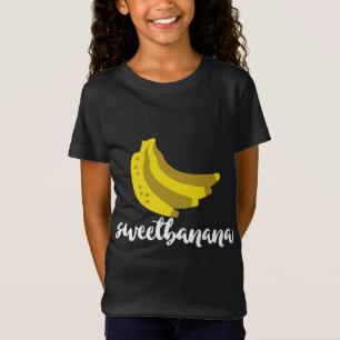Sweetbanana Sweet Banana Tropical Fruit Lover Humo T-Shirt