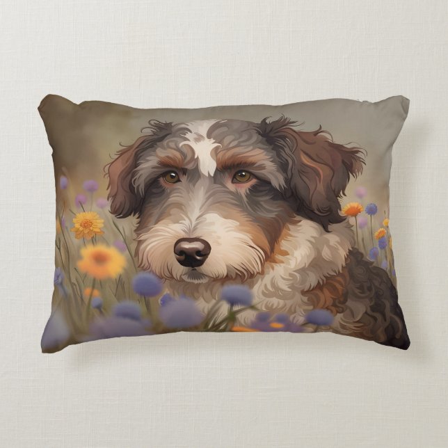 sweetening portrait decorative cushion (Front)