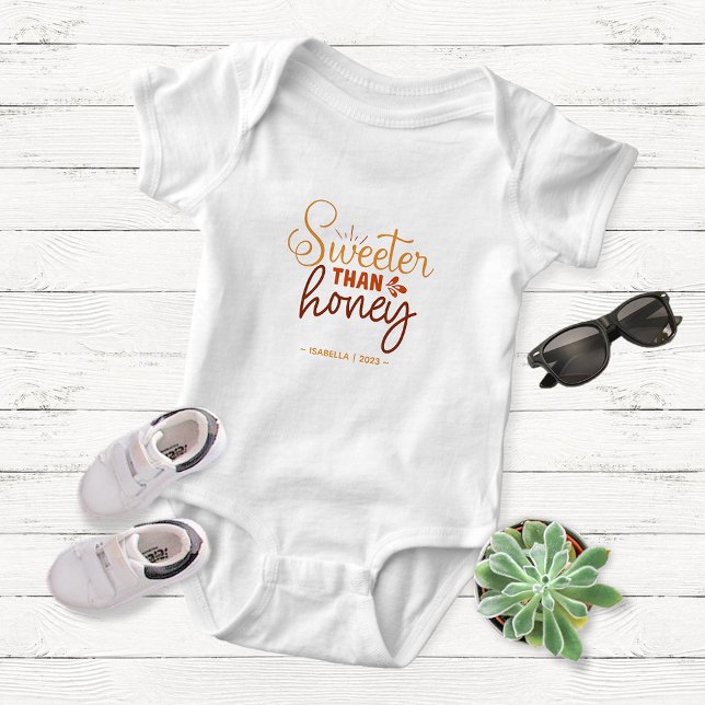 Sweeter than Honey Baby Bodysuit (Creator Uploaded)
