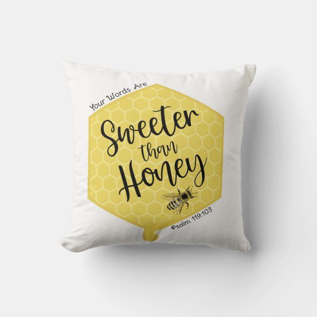 Sweeter Than Honey Cushion (Front)