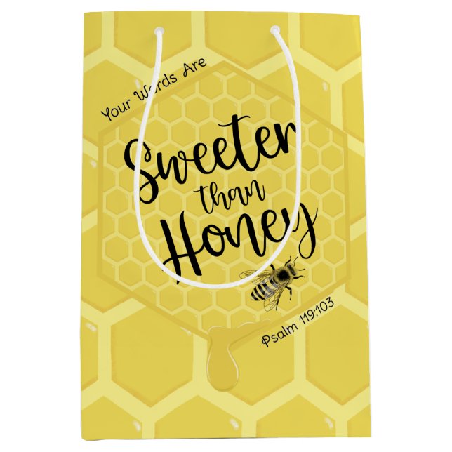 Sweeter Than Honey Medium Gift Bag (Front)