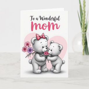 Sweetest Bears Mothers Day Card