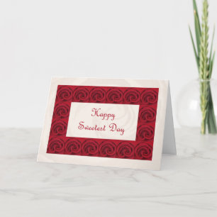 Sweetest Day Poem Card -- Roses