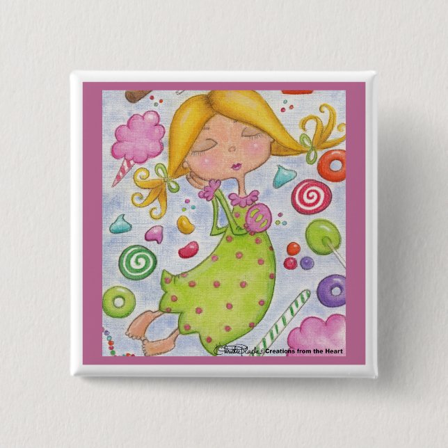 Sweetest Dreams 15 Cm Square Badge (Front)