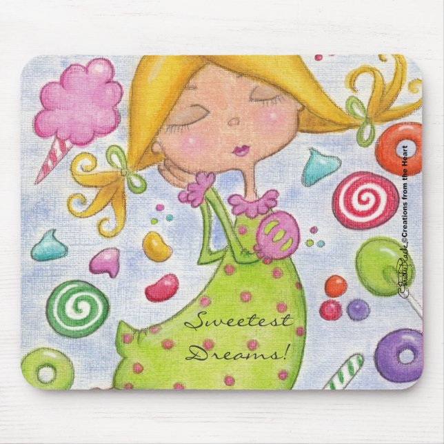 Sweetest Dreams Mouse Pad (Front)