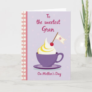 Sweetest Gran Mothers Day Card