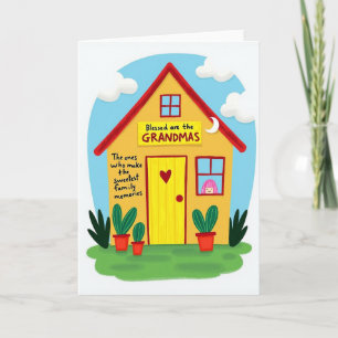 Sweetest Grandmas Day House Card