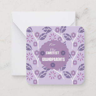 Sweetest Grandparents Card