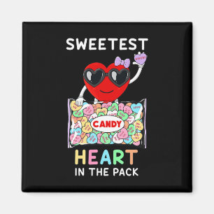 Sweetest Heart In The Pack Valentines Day Cute Gir Magnet