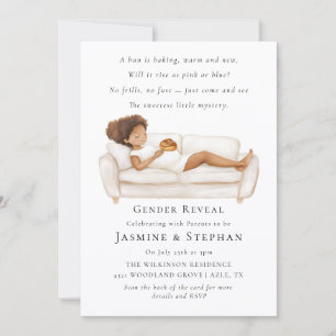 Sweetest Little Bun Baby Shower Invitation