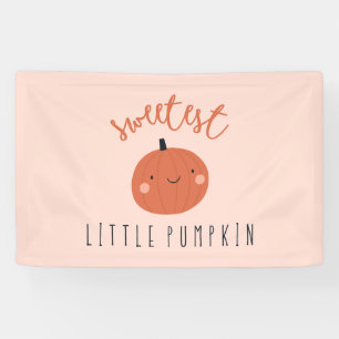 sweetest little pumpkin cute Large Sign Banner