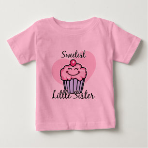 Sweetest Little Sister Baby T-Shirt