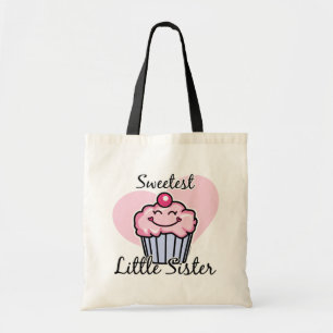 Sweetest Little Sister Tote Bag