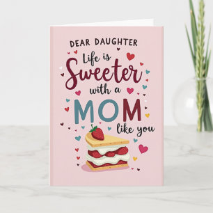 Sweetest Mum Dessert Card