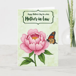 Sweetest Mum Floral Insect Card