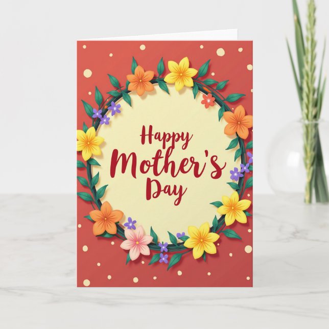 Sweetest Mum Ruby Red Card (Front)