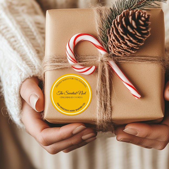 Sweetest Noel Elegant Christmas Baking Label (Creator Uploaded)