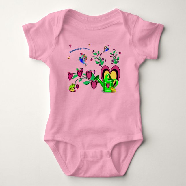 Sweetest - Pink  Baby Bodysuit (Front)