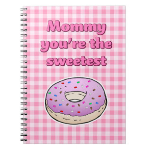 Sweetest Pink Donut Notebook