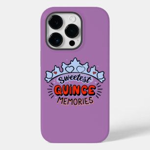 Sweetest Quince Memories Enchanting Quinceañera Case-Mate iPhone 14 Pro Case