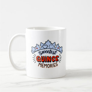Sweetest Quince Memories Enchanting Quinceañera Coffee Mug