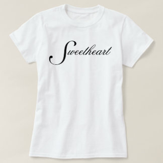 "Sweetheart" basic chic aesthetic script T-Shirt