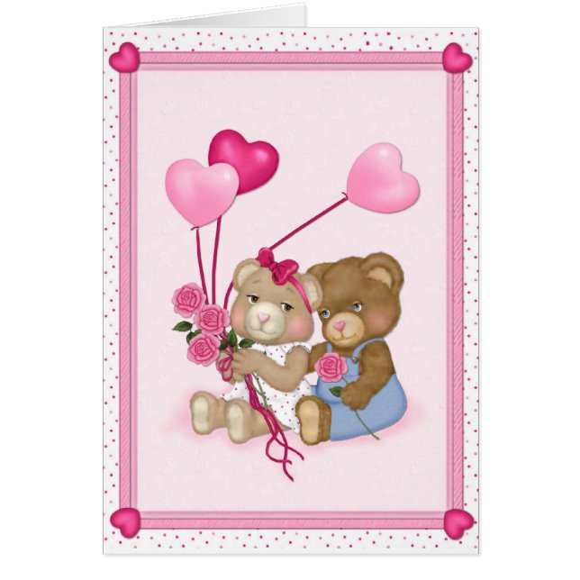 Sweetheart Bears Card (Front)