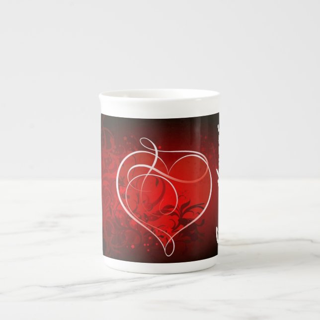 Sweetheart Bone China Mug (Front)