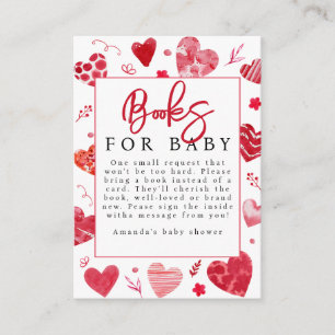 Sweetheart   Books For Baby Enclosure Card