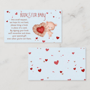 Sweetheart Boy Baby Shower Books For Baby Card