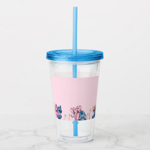 Sweetheart Cartoon Couple Acrylic Tumbler