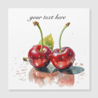 Sweetheart Cherries in Watercolor, custom