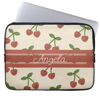 Sweetheart Cherries Laptop Sleeve