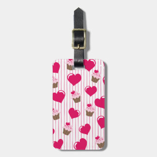 Sweetheart Cupcakes Luggage Tag