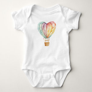 Sweetheart Hot Air Balloon Baby Bodysuit