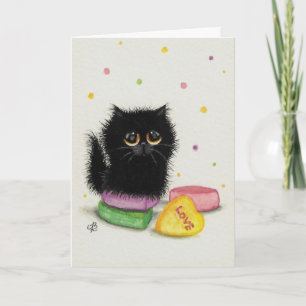 Sweetheart Love Valentines' Day Cat Card